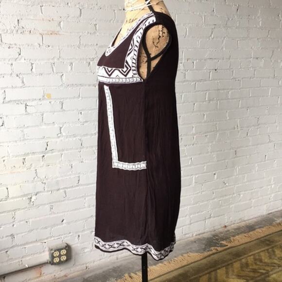 Black and white Mini dress. Boho. NWOT. Size S - Picture 3 of 6